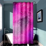 Purple space paint Shower Curtain 36  x 72  (Stall)  Curtain(36 X72 ) - 33.26 x66.24  Curtain(36 X72 )