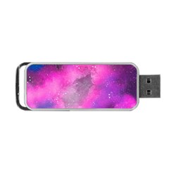 Purple Space Paint Portable Usb Flash (two Sides) by goljakoff