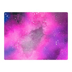 Purple Space Paint Double Sided Flano Blanket (mini)  by goljakoff