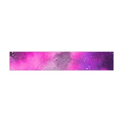 Purple Space Paint Flano Scarf (mini) by goljakoff