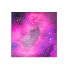 Purple Space Paint Satin Bandana Scarf by goljakoff