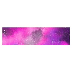 Purple Space Paint Satin Scarf (oblong) by goljakoff