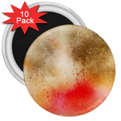 Gold Drops 3  Magnets (10 Pack)  by goljakoff