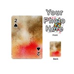 Gold drops Playing Cards 54 Designs (Mini) Front - Spade2