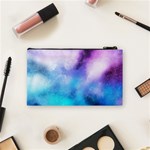 Metallic paint Cosmetic Bag (Small) Back