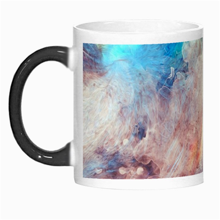 Abstract galaxy paint Morph Mugs