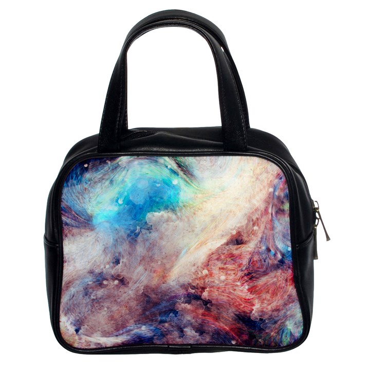 Abstract galaxy paint Classic Handbag (Two Sides)