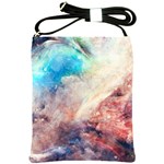 Abstract galaxy paint Shoulder Sling Bag Front