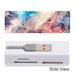 Abstract galaxy paint Memory Card Reader (Stick) Front