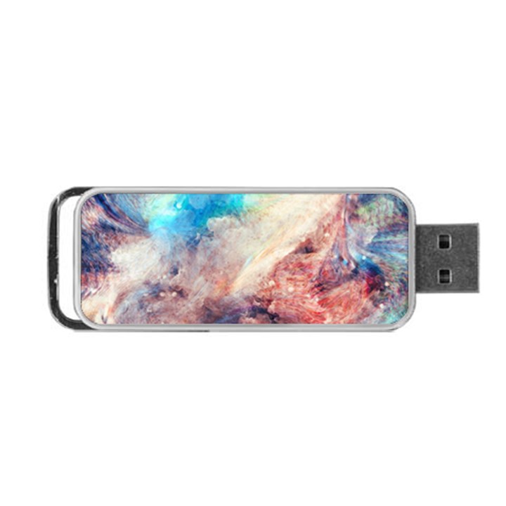 Abstract galaxy paint Portable USB Flash (Two Sides)