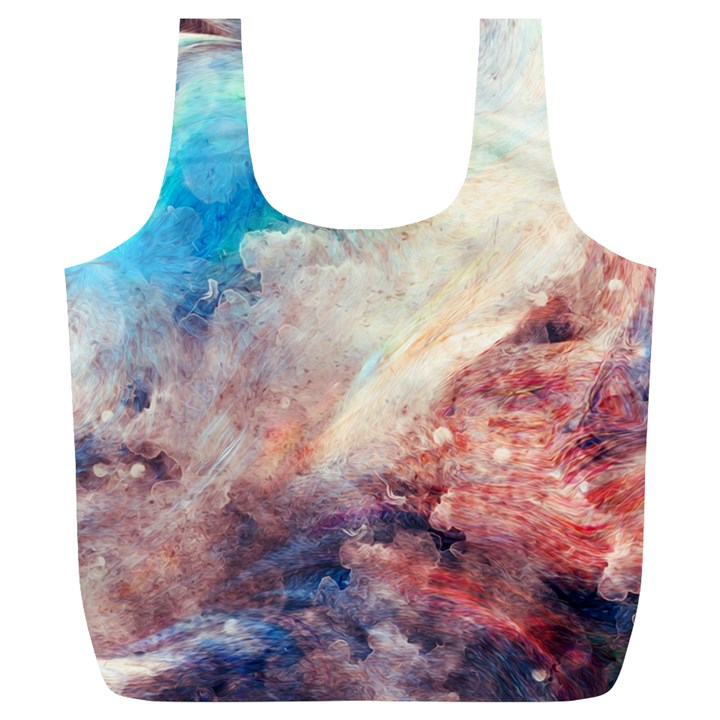 Abstract galaxy paint Full Print Recycle Bag (XL)