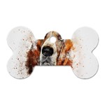 Dog paint Dog Tag Bone (Two Sides) Front