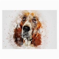 Dog Paint Large Glasses Cloth (2 Sides) by goljakoff