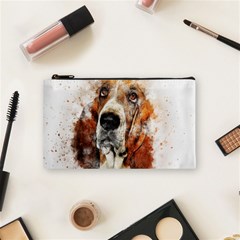 Dog Paint Cosmetic Bag (small) by goljakoff