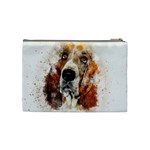 Dog paint Cosmetic Bag (Medium) Back