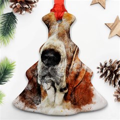 Dog Paint Christmas Tree Ornament (two Sides) by goljakoff