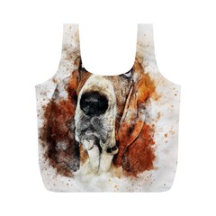 Dog Paint Full Print Recycle Bag (m) by goljakoff