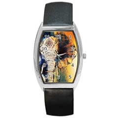 Elephant Mandala Barrel Style Metal Watch by goljakoff