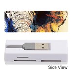 Elephant mandala Memory Card Reader (Stick) Front