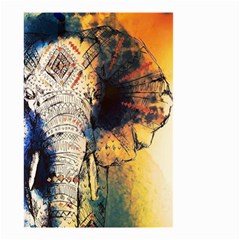 Elephant Mandala Small Garden Flag (two Sides) by goljakoff