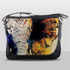 Elephant Mandala Messenger Bag by goljakoff