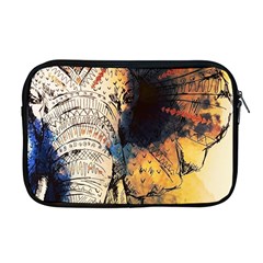 Elephant Mandala Apple Macbook Pro 17  Zipper Case by goljakoff