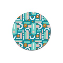 Abstract Shapes Magnet 3  (round) by SychEva