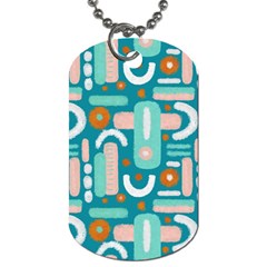 Abstract Shapes Dog Tag (two Sides) by SychEva