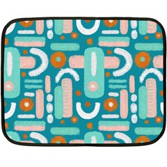 Abstract Shapes Fleece Blanket (mini) by SychEva