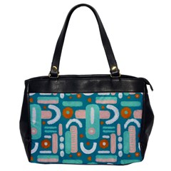 Abstract Shapes Oversize Office Handbag by SychEva