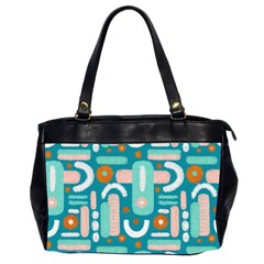 Abstract Shapes Oversize Office Handbag (2 Sides) by SychEva