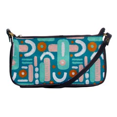 Abstract Shapes Shoulder Clutch Bag by SychEva