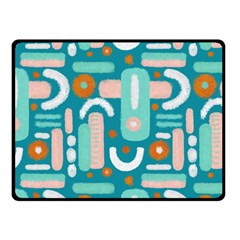 Abstract Shapes Fleece Blanket (small) by SychEva