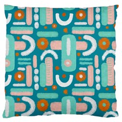 Abstract Shapes Large Cushion Case (two Sides) by SychEva