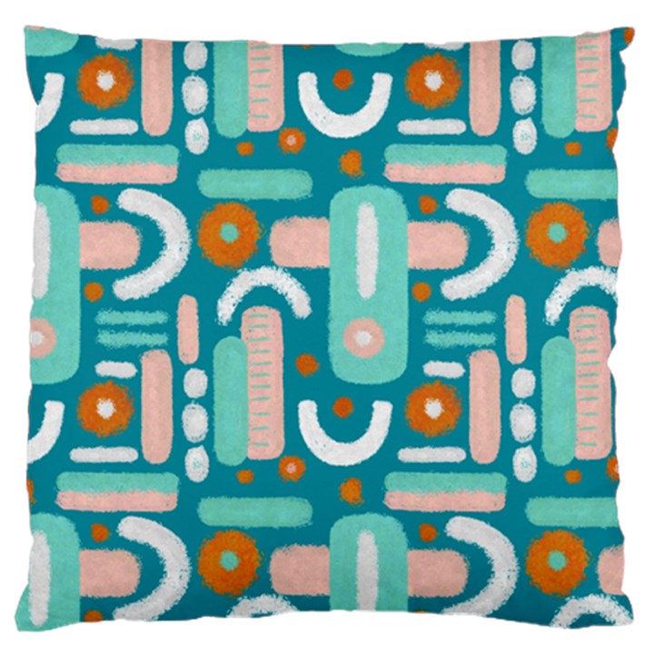 Abstract Shapes Large Cushion Case (Two Sides)