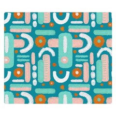 Abstract Shapes Double Sided Flano Blanket (small)  by SychEva