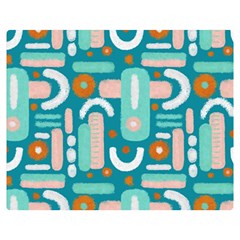 Abstract Shapes Double Sided Flano Blanket (medium)  by SychEva