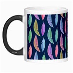 Watercolor Feathers Morph Mugs Left