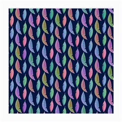 Watercolor Feathers Medium Glasses Cloth (2 Sides) by SychEva