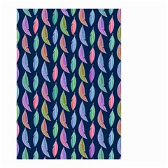 Watercolor Feathers Small Garden Flag (two Sides) by SychEva