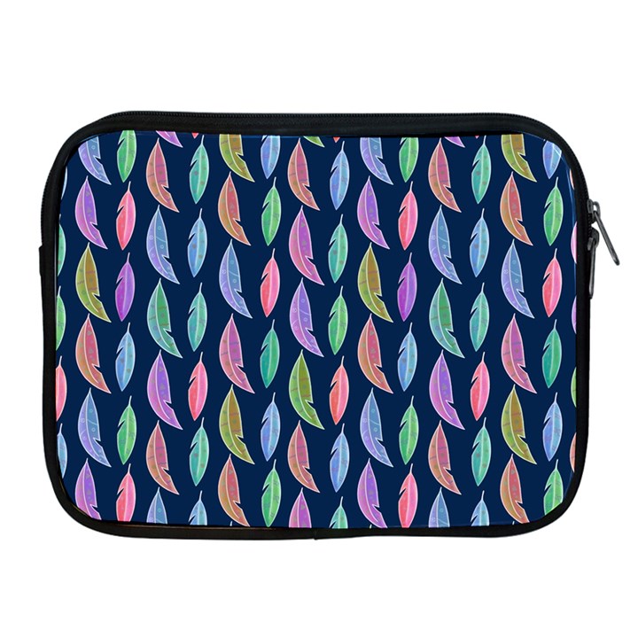 Watercolor Feathers Apple iPad 2/3/4 Zipper Cases