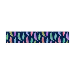 Watercolor Feathers Flano Scarf (mini)