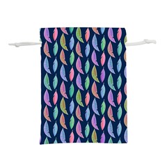 Watercolor Feathers Lightweight Drawstring Pouch (l) by SychEva