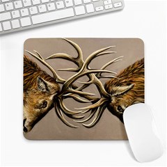 Locking Horns Large Mousepads by ArtByThree