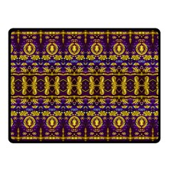 Fancy Ornate Pattern Mosaic Print Fleece Blanket (small)