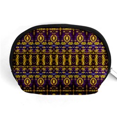 Fancy Ornate Pattern Mosaic Print Accessory Pouch (medium)