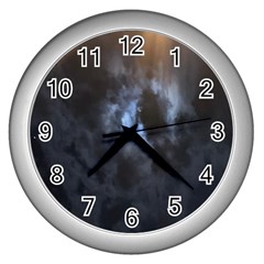 Mystic Moon Collection Wall Clock (silver) by HoneySuckleDesign