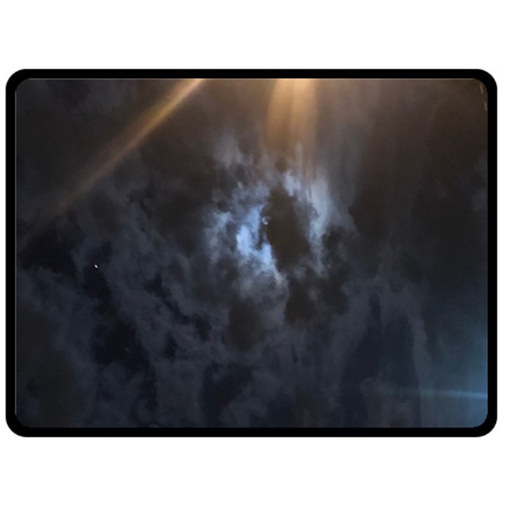 Mystic Moon Collection Double Sided Fleece Blanket (Large) 