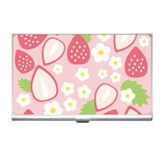 Strawberries Business Card Holder by yeogijeogie