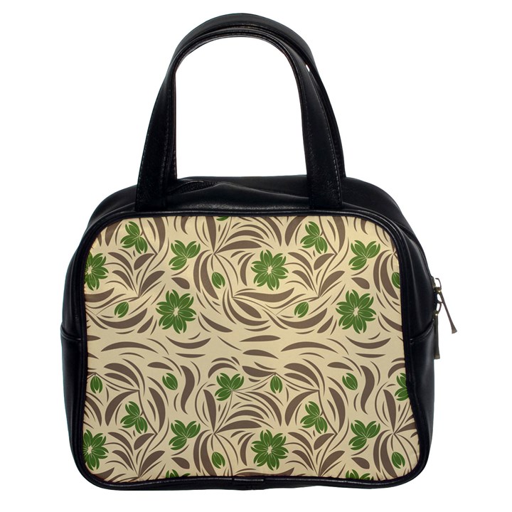 Folk floral pattern. Abstract flowers print. seamless pattern Classic Handbag (Two Sides)